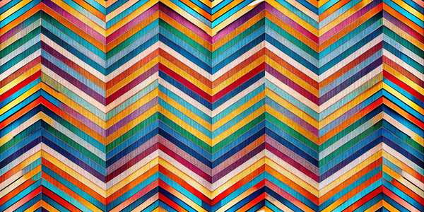 Vivid Chevron Burst