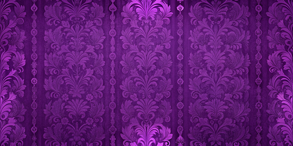 Regal Purple Damask