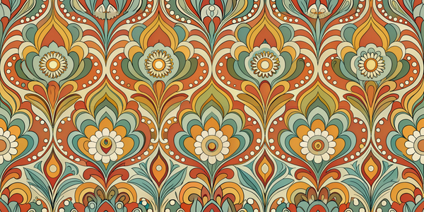 Vintage Bloom Abstract